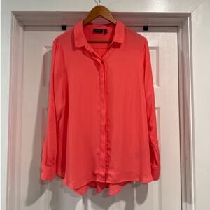 APT.9 Essentials Coral Blouse Size XL